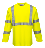 Portwest Modaflame Knit FR Hi-Vis hosszú ujjú pólóing, Cikkszám: FR96