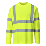 S278-s Portwest, HiVis hosszú ujjú pólóing, Jólláthatósági