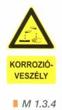 Vigyázat! Korrózióveszély m 1.3.4