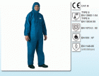 SMS®  Fire Retardant 44133-35 kék, láng ellen overall, Kezeslábas  