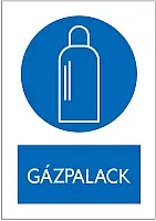 Gázpalack tábla, utánvilágító TB-02591