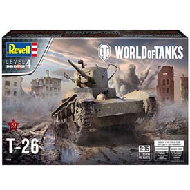 Revell T-26 WORLD OF TANKS Model Set tank 1:35, 172 rész