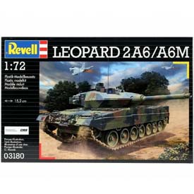 Revell Leopard 2A6/A6M Model Set tank 1:72, 168 rész