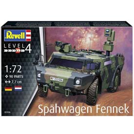 Revell Spähwagen Fennek Model Set Military 1:72, 90 rész