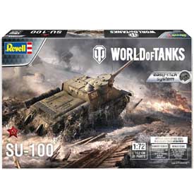 Revell SU-100 WORLD OF TANKS Model Set tank 1:372, 81 rész